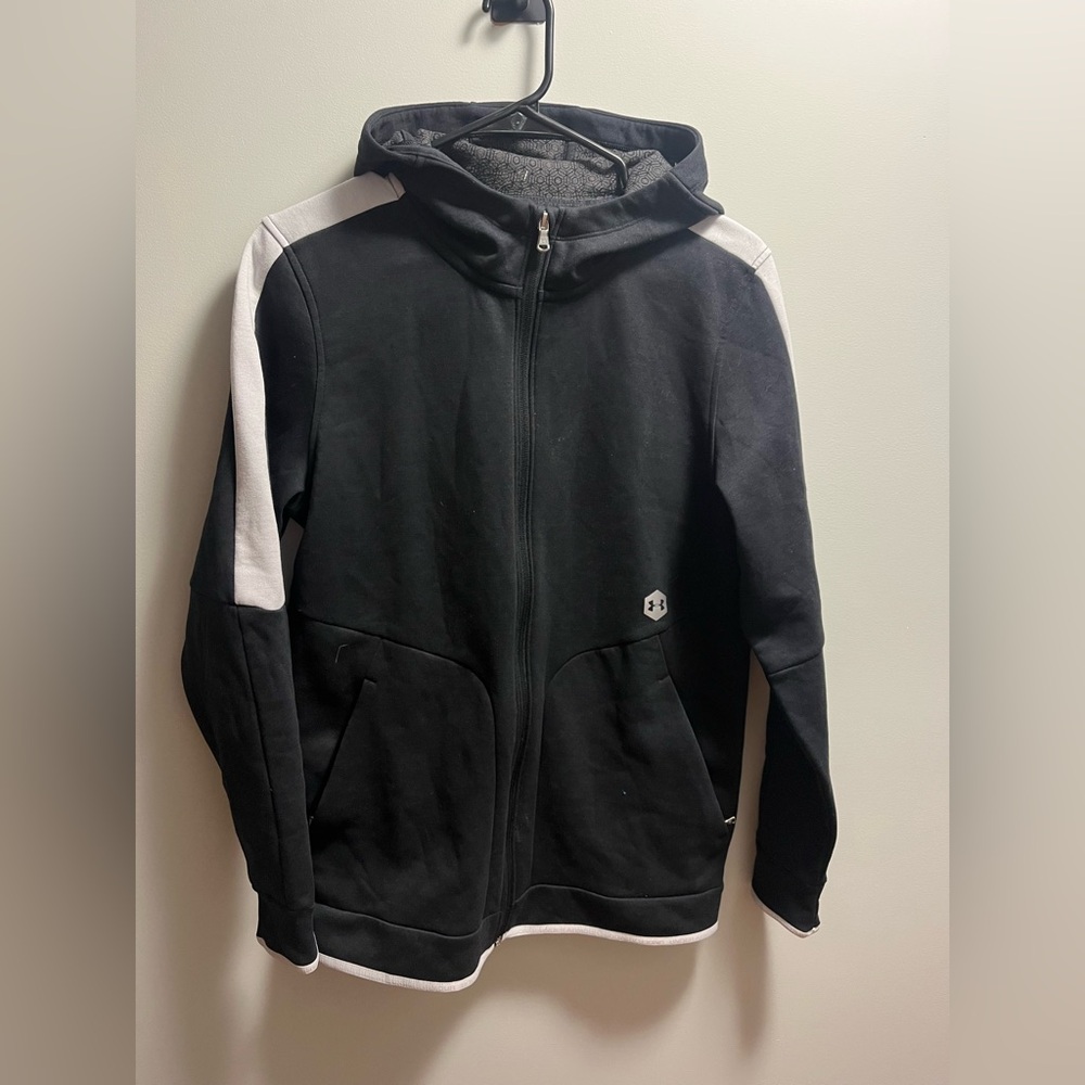 NWOT Under Armour Black and Gray Hoodie